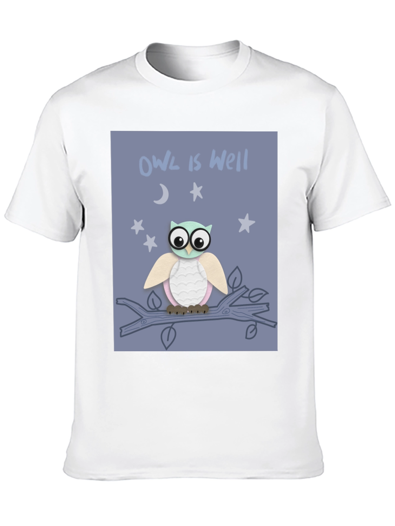 Owl is Well Graphic Tee - Soft Cotton T-Shirt