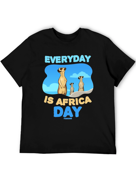 Everyday is Africa Day Meerkat Graphic Tee