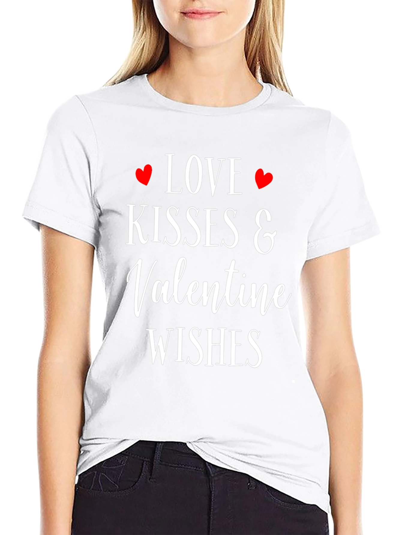 Love Kisses & Valentine Wishes T-Shirt