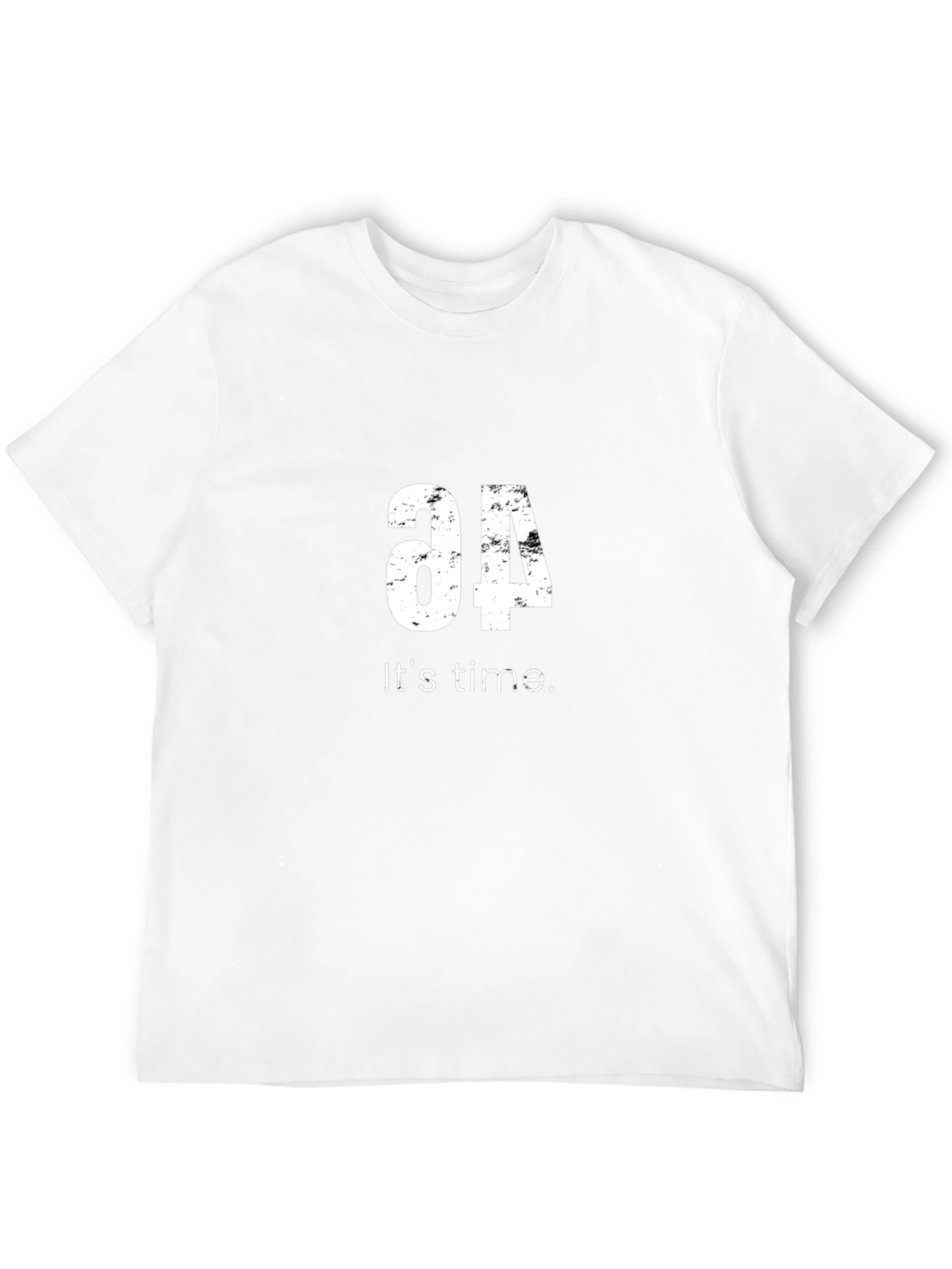 Its Time T-Shirt - Unique Distressed Graphic Tee