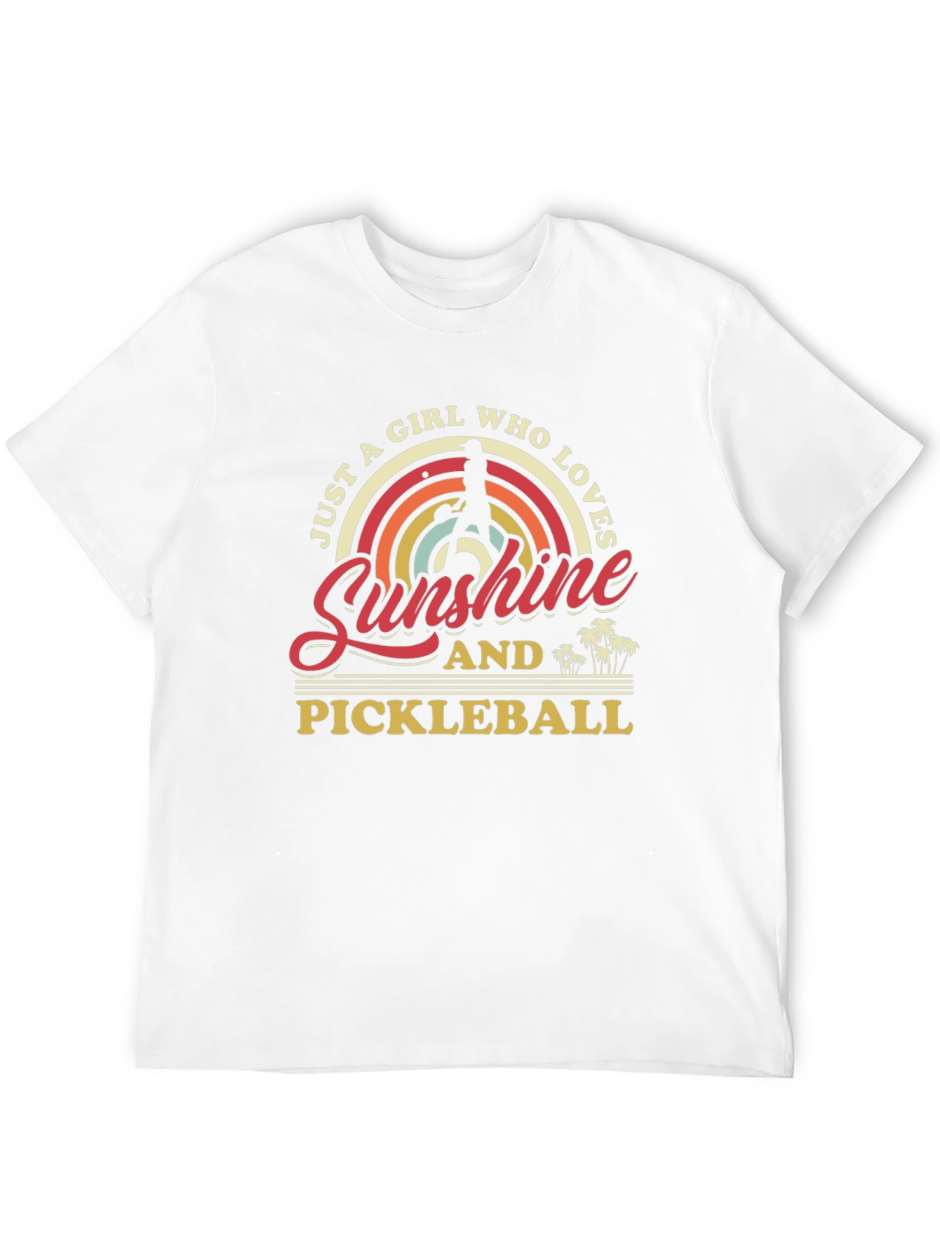 Sunshine & Pickleball Graphic T-Shirt