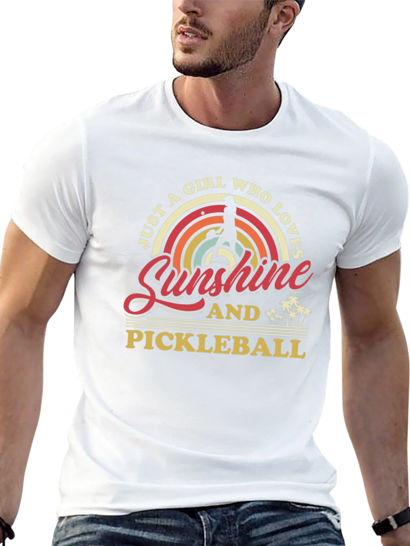 Sunshine & Pickleball Graphic T-Shirt