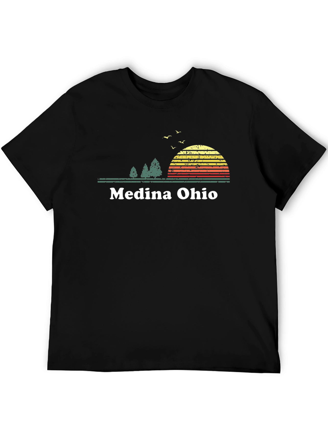Medina Ohio Sunset Graphic T-Shirt