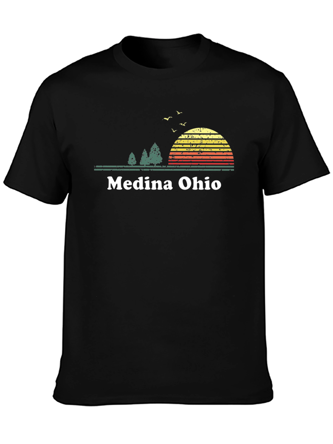 Medina Ohio Sunset Graphic T-Shirt