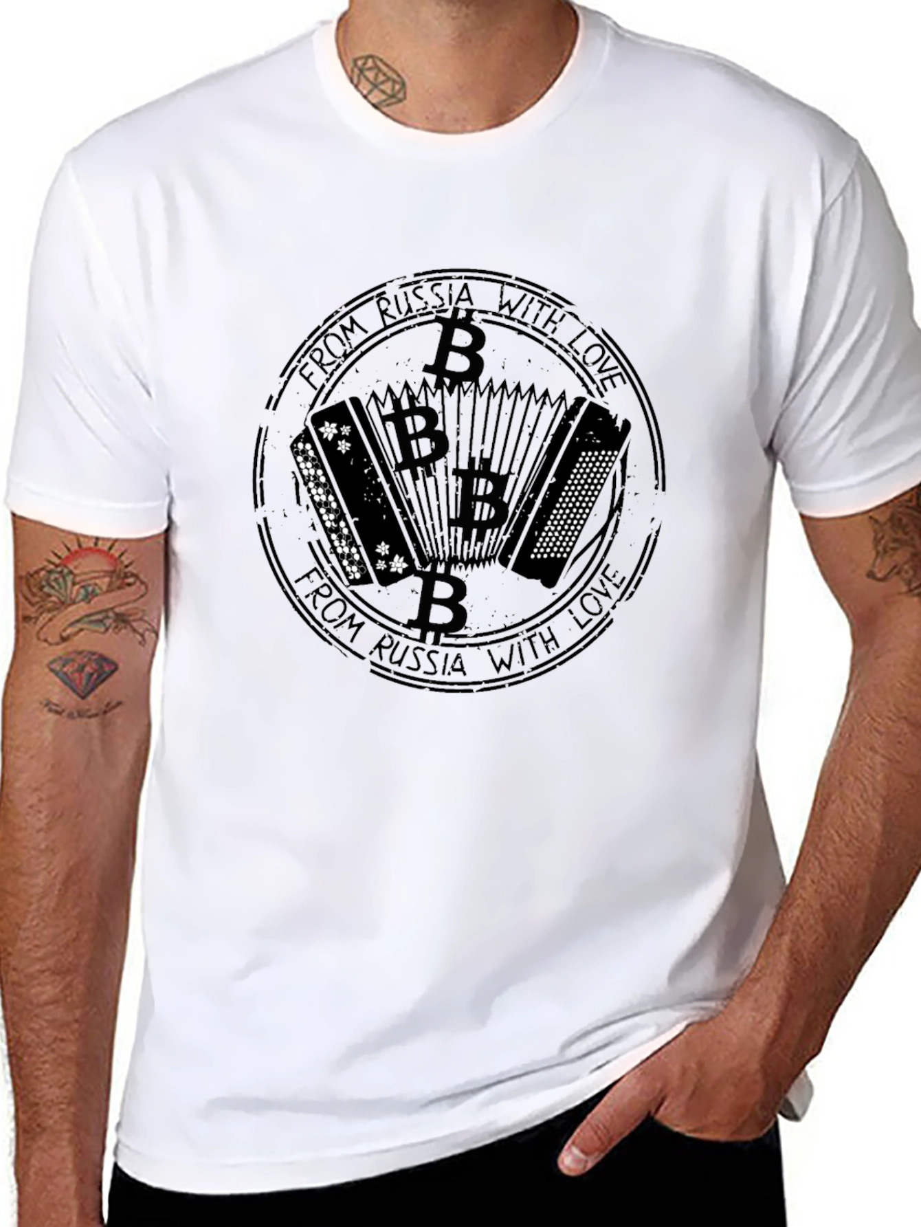Russia With Love Accordion Tee