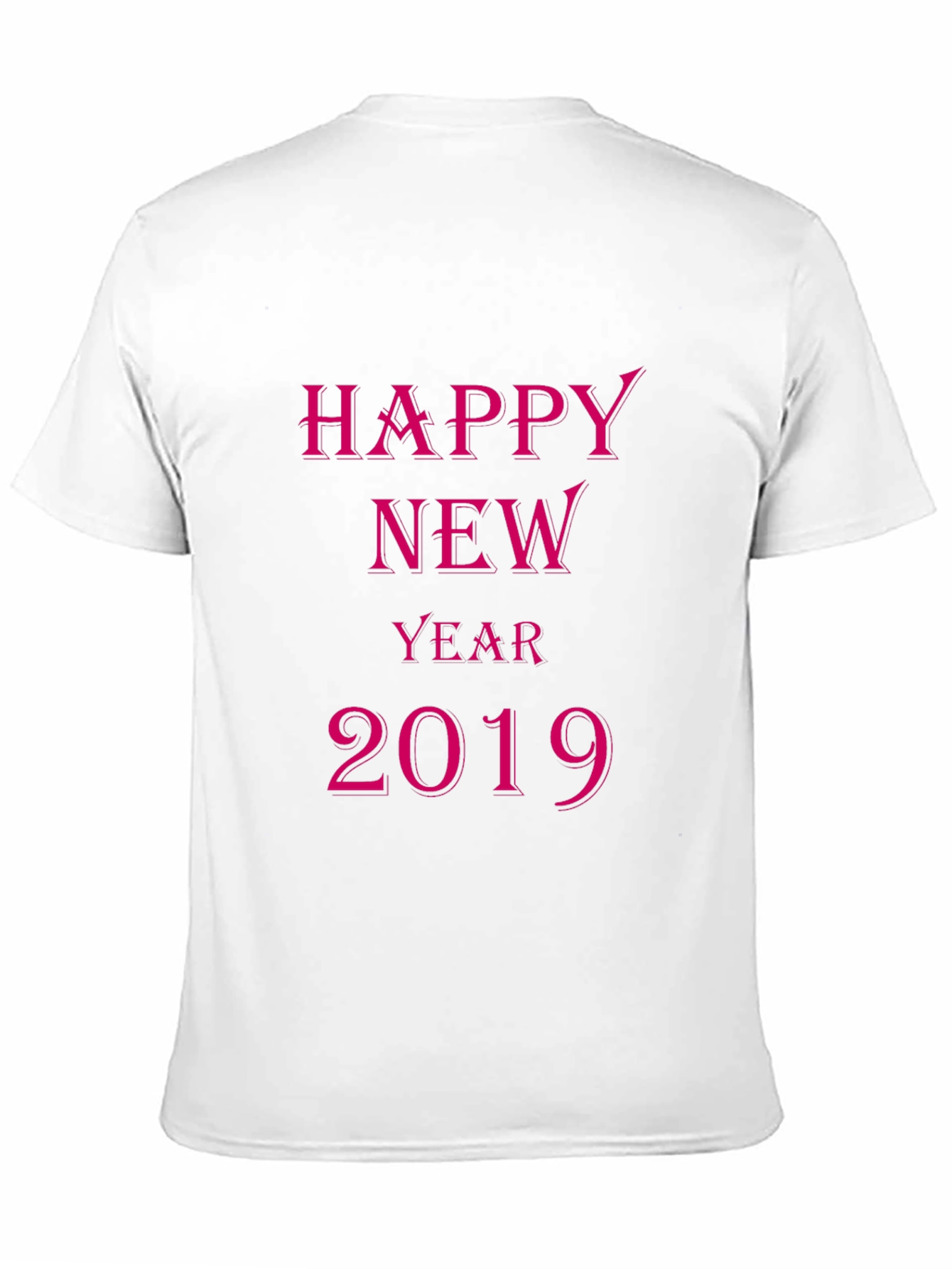 Happy New Year 2019 Black T-Shirt