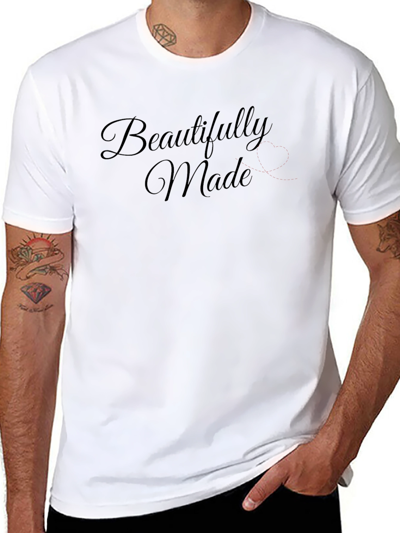 Beautifully Made Black Graphic Tee