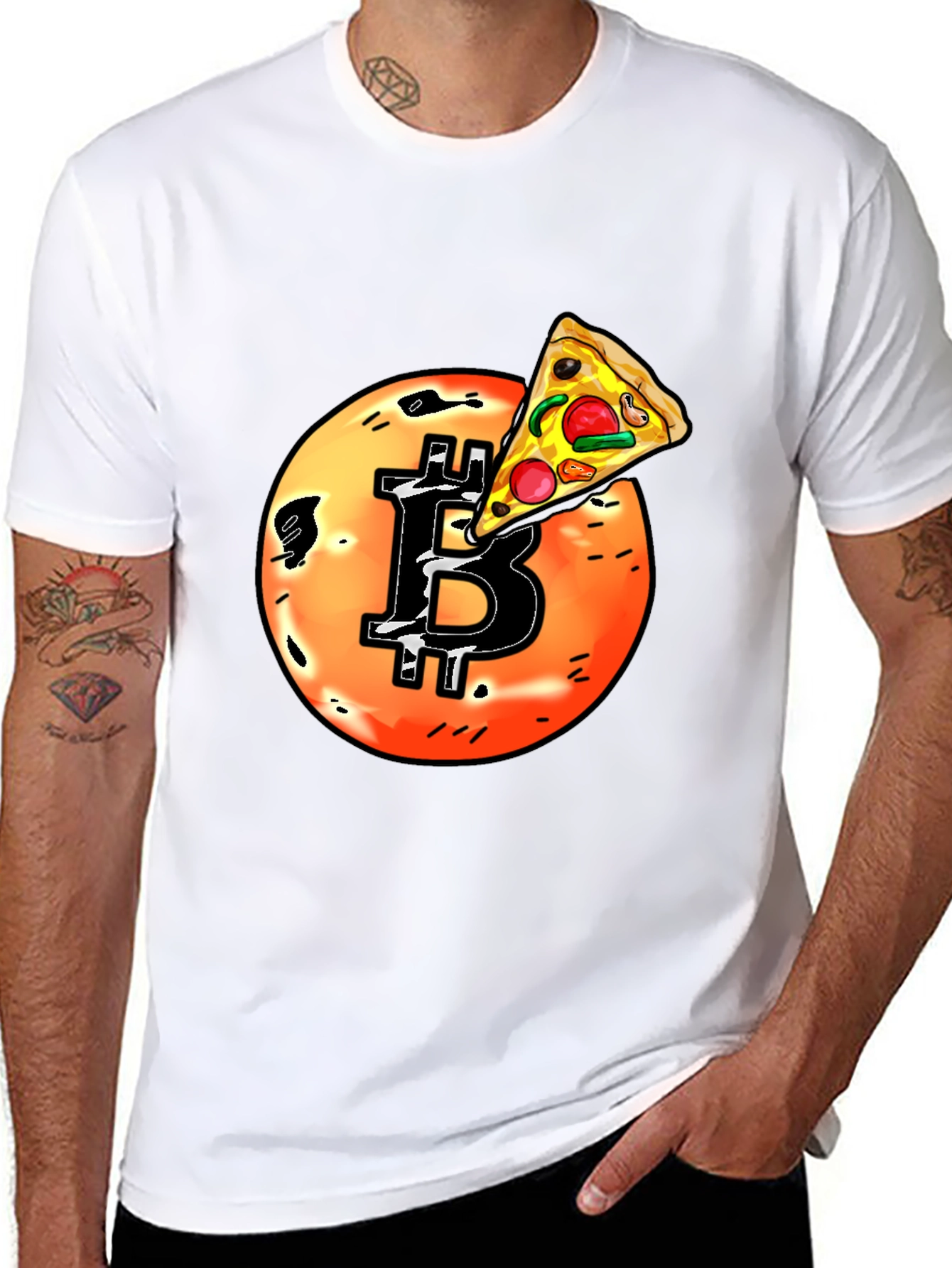 Bitcoin Pizza Day T-Shirt Crypto Lovers Tee