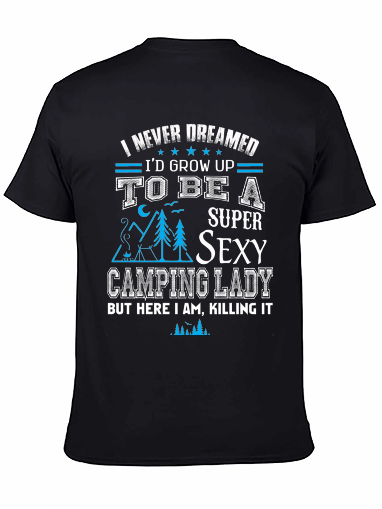 Super Sexy Camping Lady T-Shirt