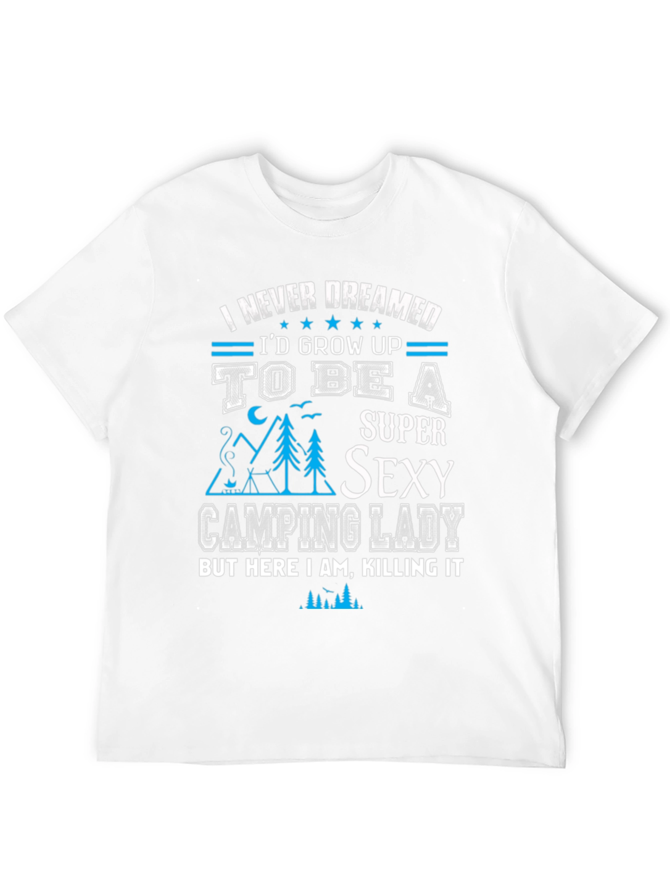 Super Sexy Camping Lady T-Shirt