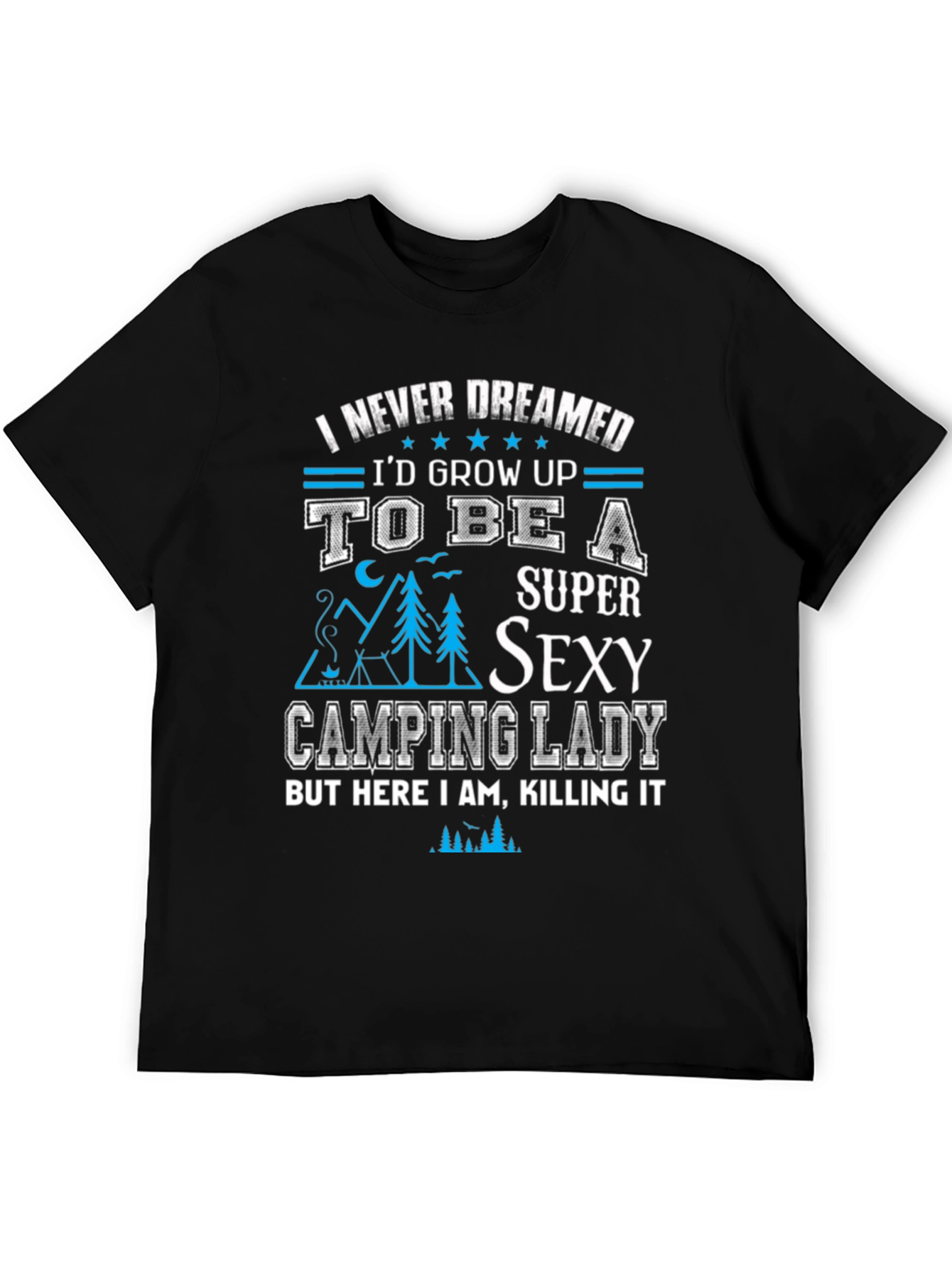 Super Sexy Camping Lady T-Shirt