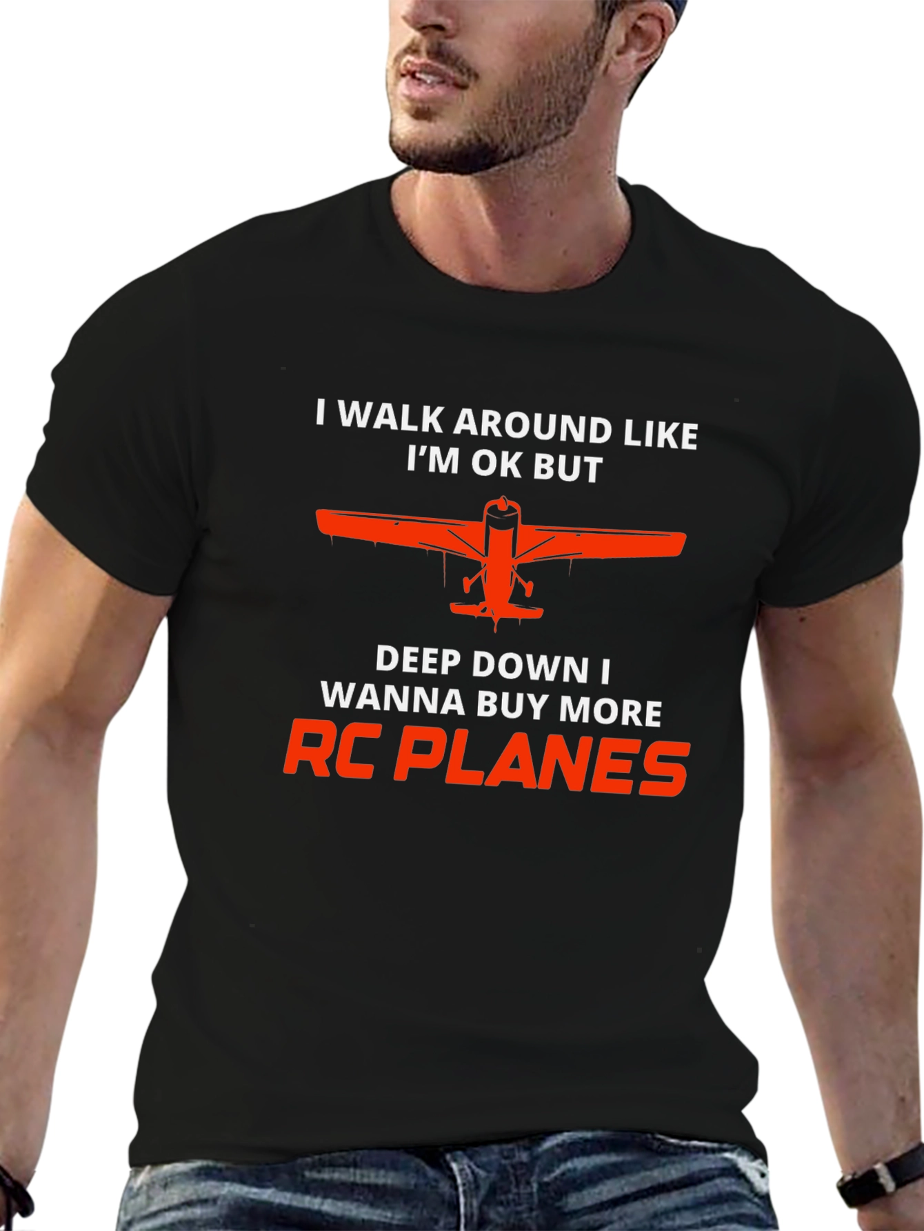 RC Planes T-Shirt: I Walk Around Like Im OK