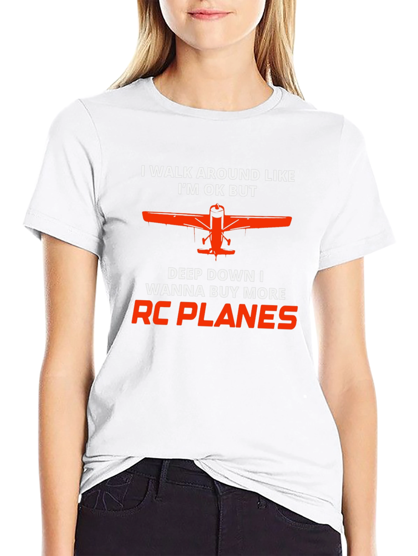RC Planes T-Shirt: I Walk Around Like Im OK