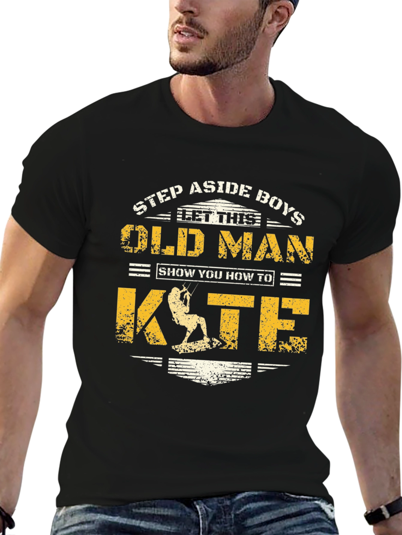 Old Man Kite T-Shirt: Step Aside Boys Tee