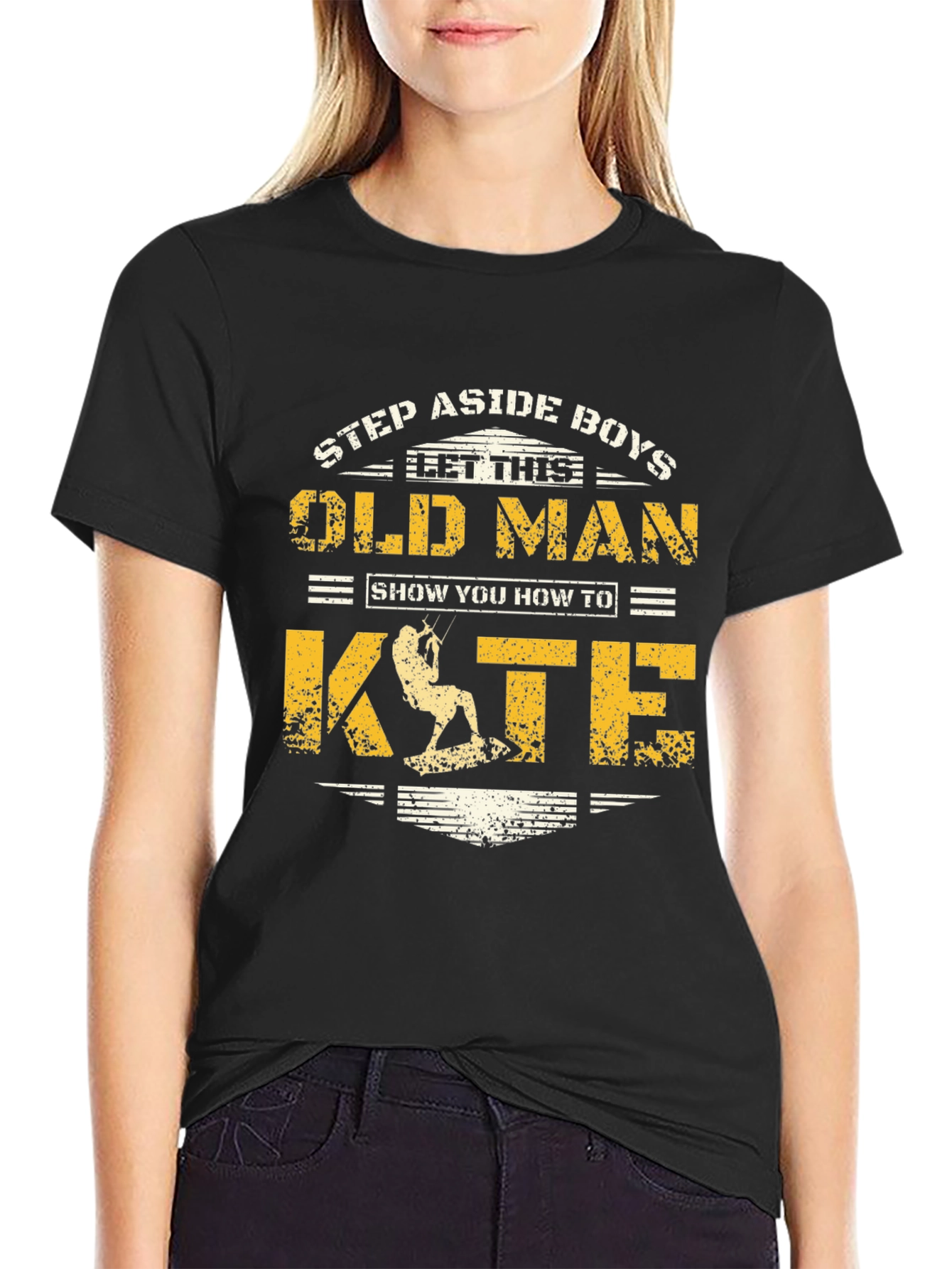 Old Man Kite T-Shirt: Step Aside Boys Tee
