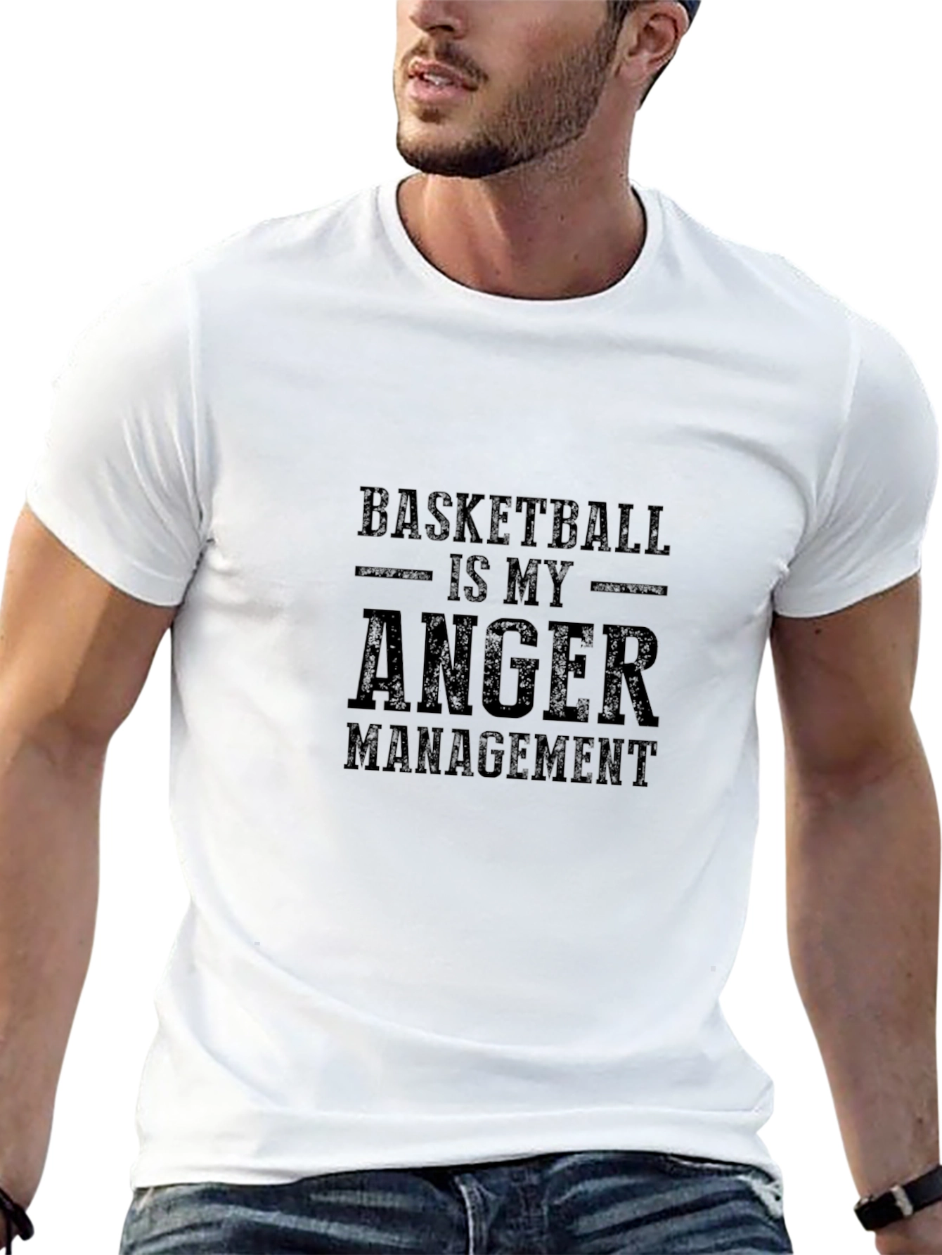 Basketball Anger Management Graphic Tee