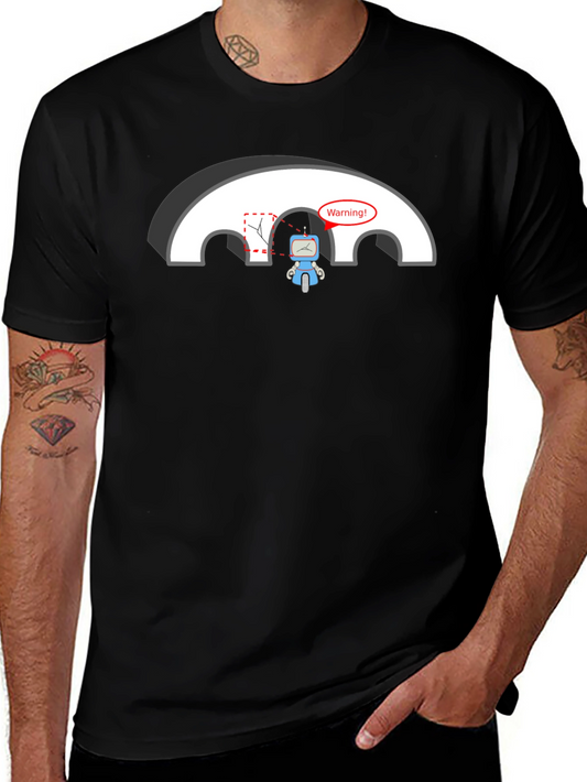Robot Warning T-Shirt - Circuit Humor