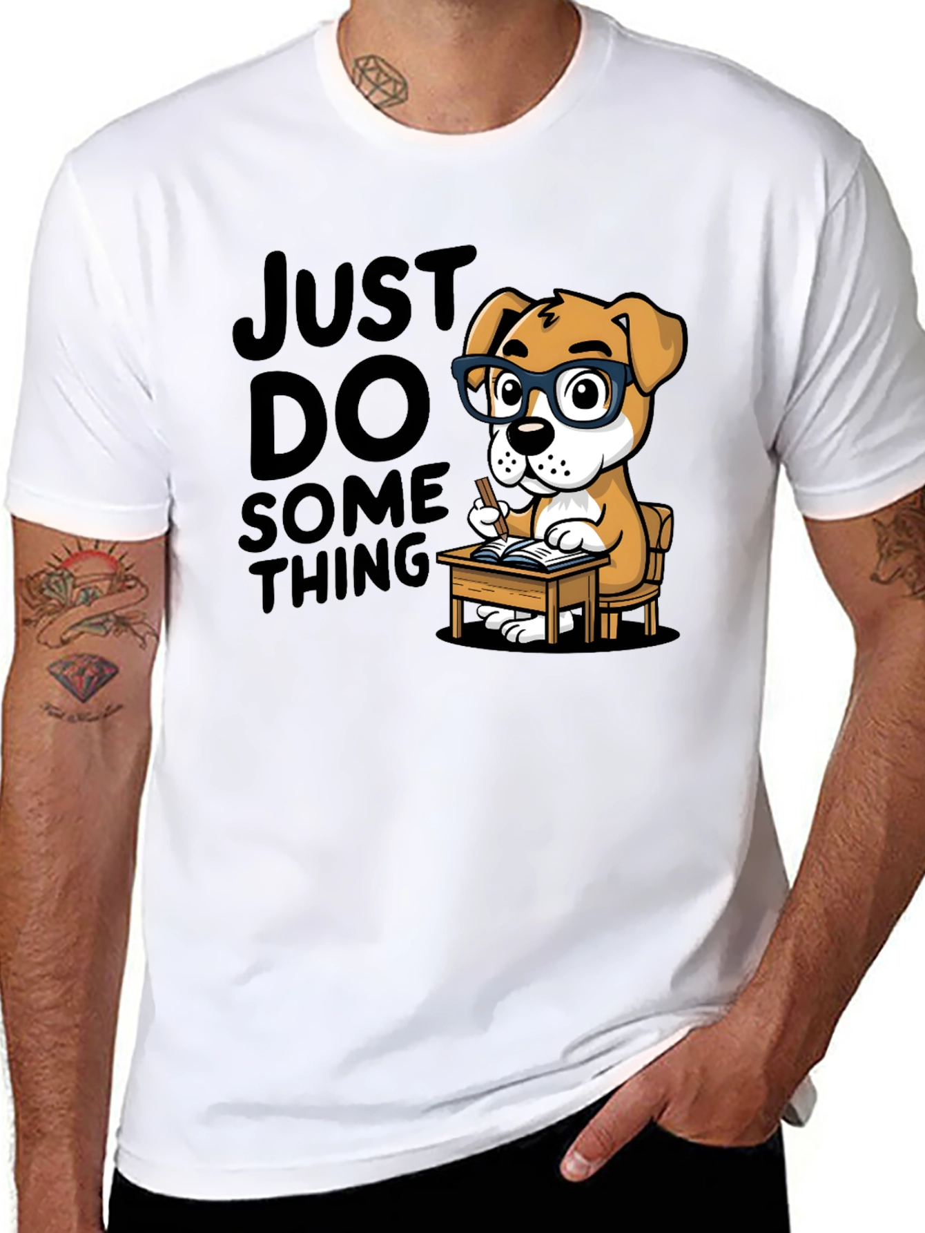 Just Do Something - Dog T-Shirt