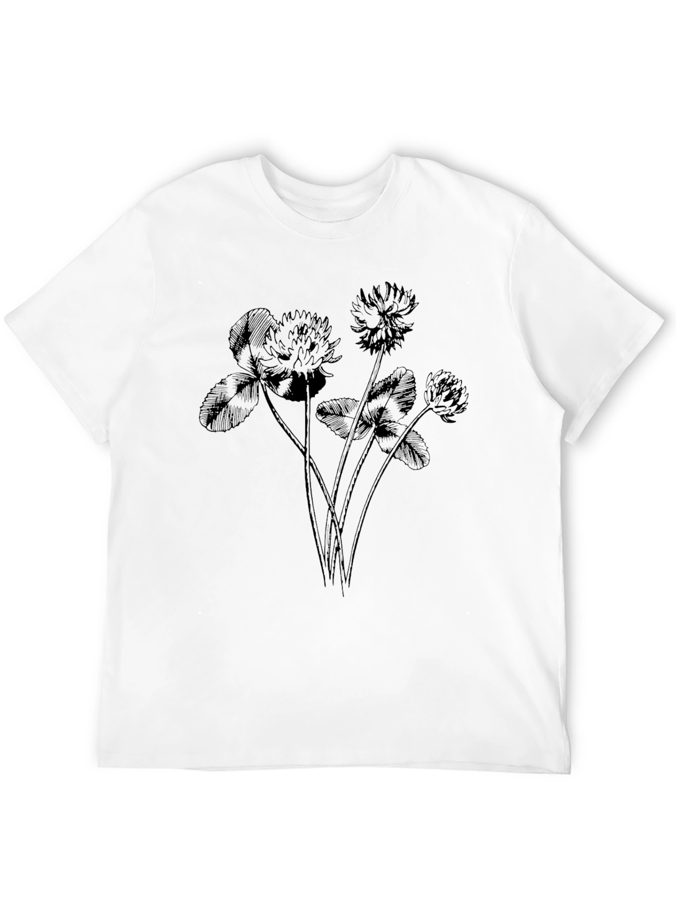 Clover Graphic Tee - Lucky Black T-Shirt