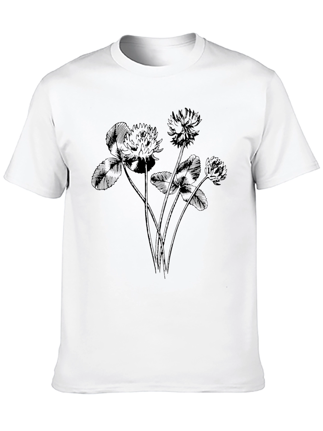 Clover Graphic Tee - Lucky Black T-Shirt