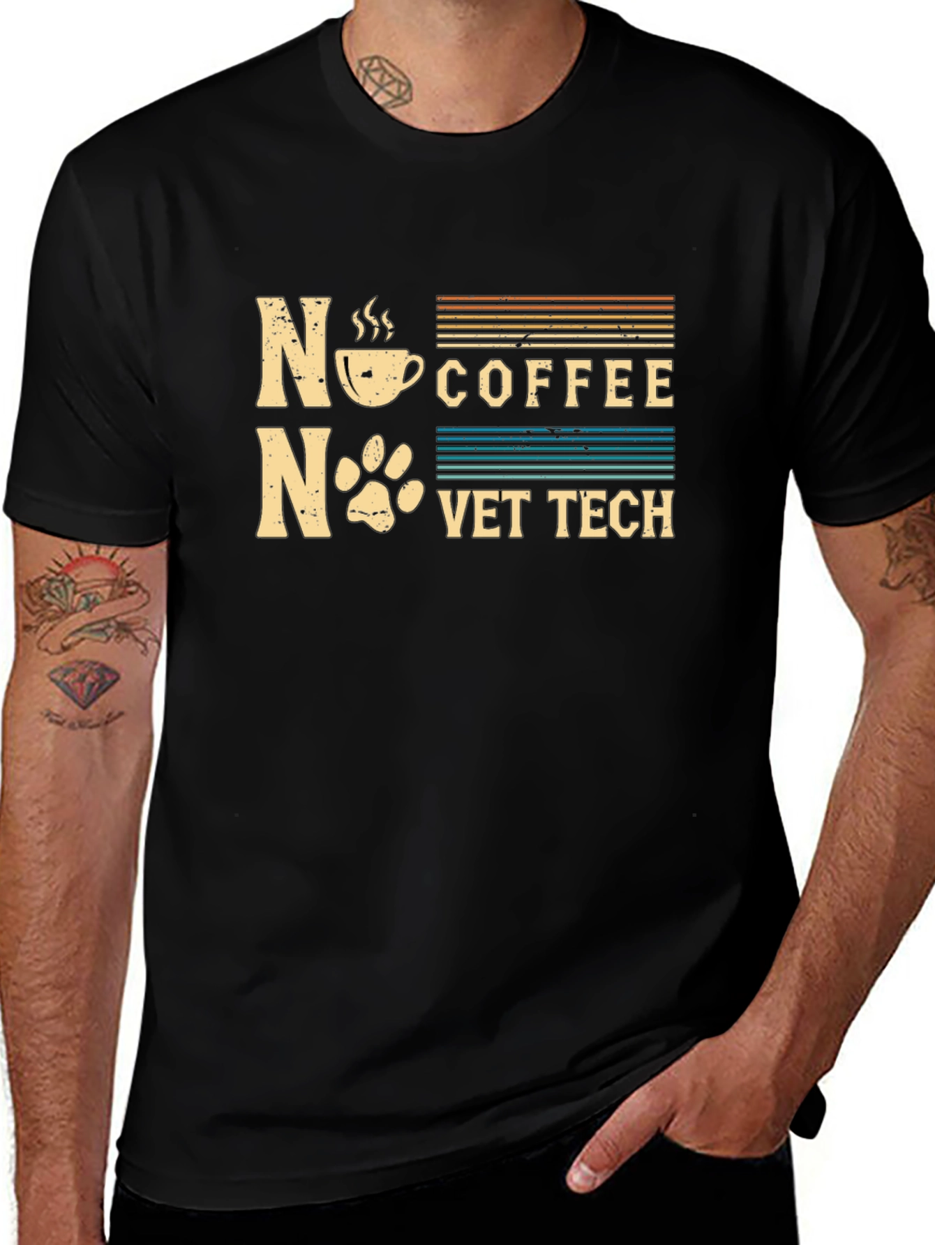 Coffee Vet Tech Graphic T-Shirt