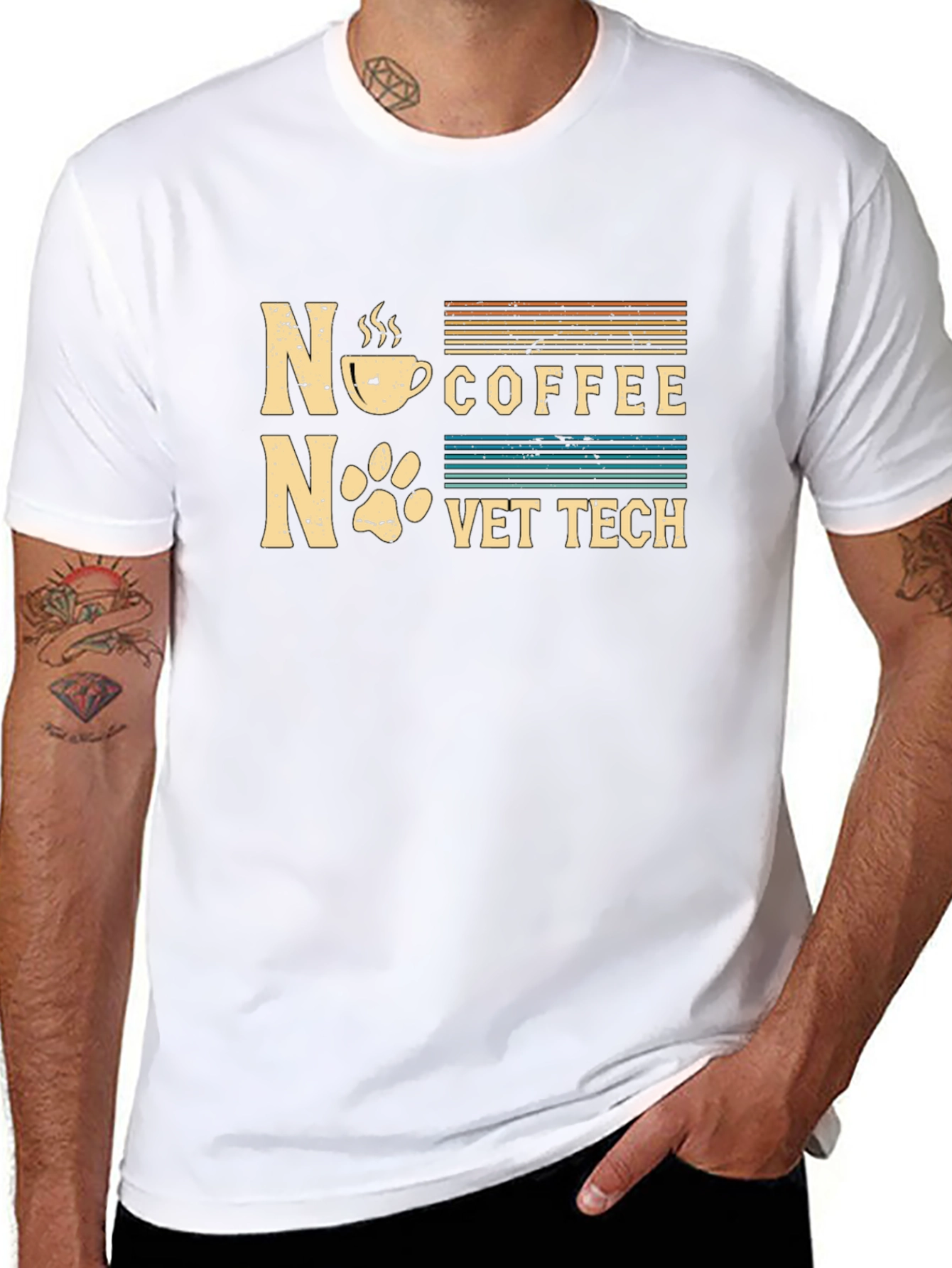 Coffee Vet Tech Graphic T-Shirt