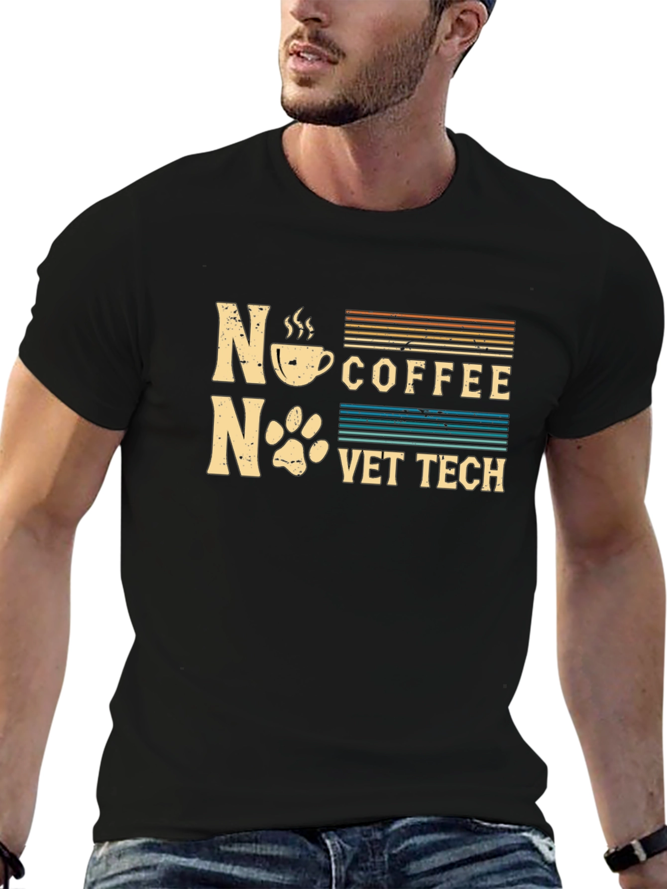 Coffee Vet Tech Graphic T-Shirt