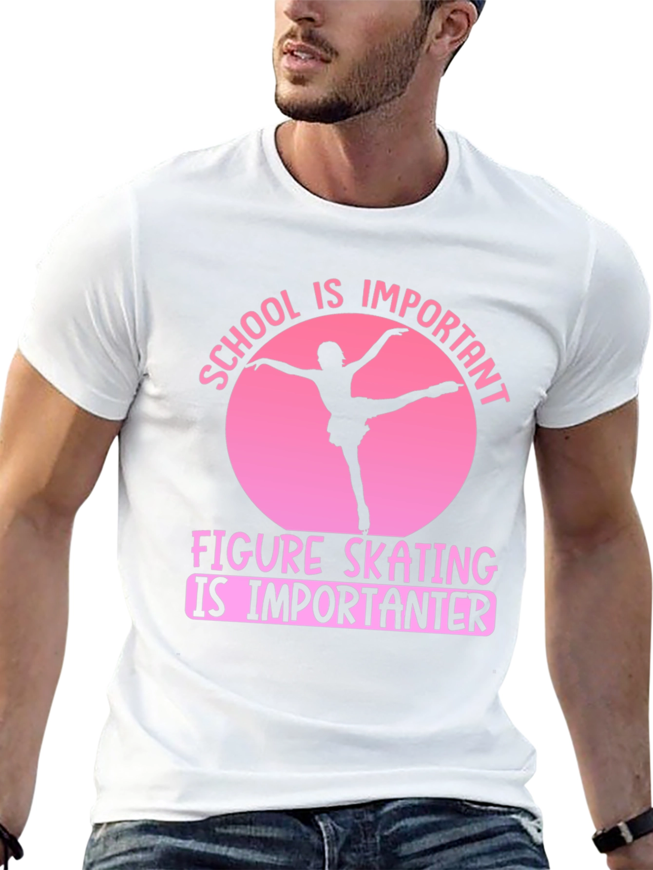 Figure Skating T-Shirt: School is Important