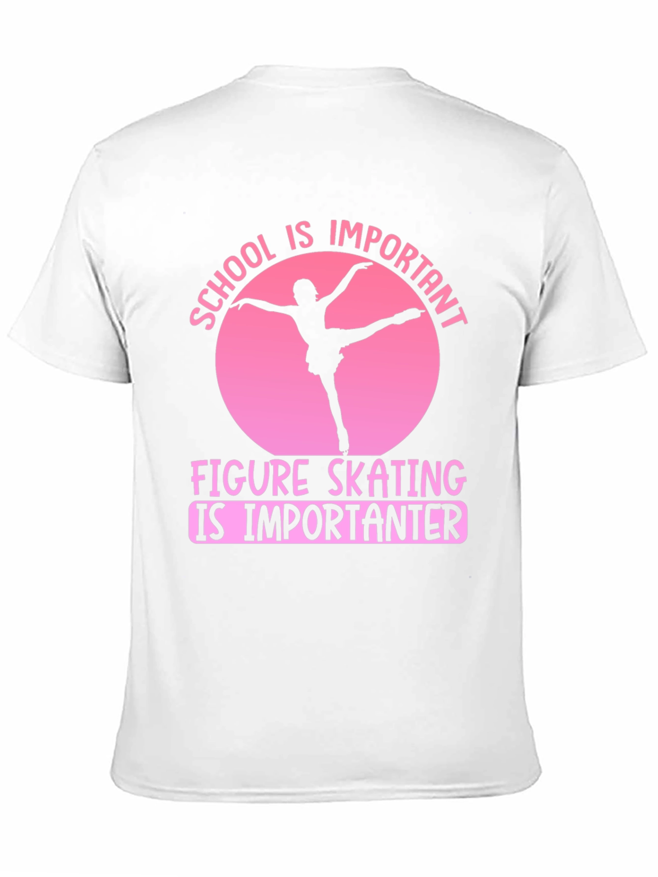 Figure Skating T-Shirt: School is Important