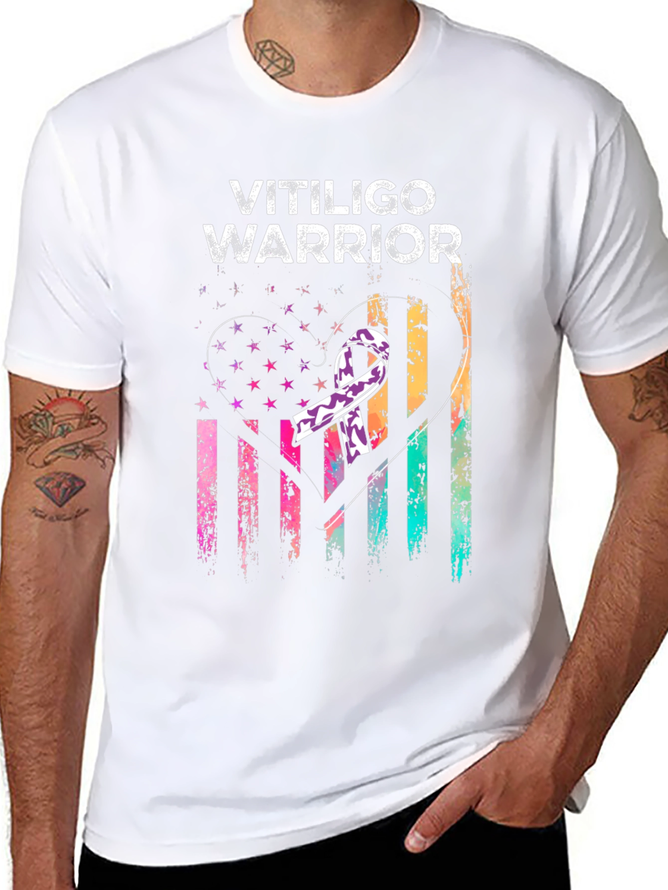 Vitiligo Warrior Graphic Tee
