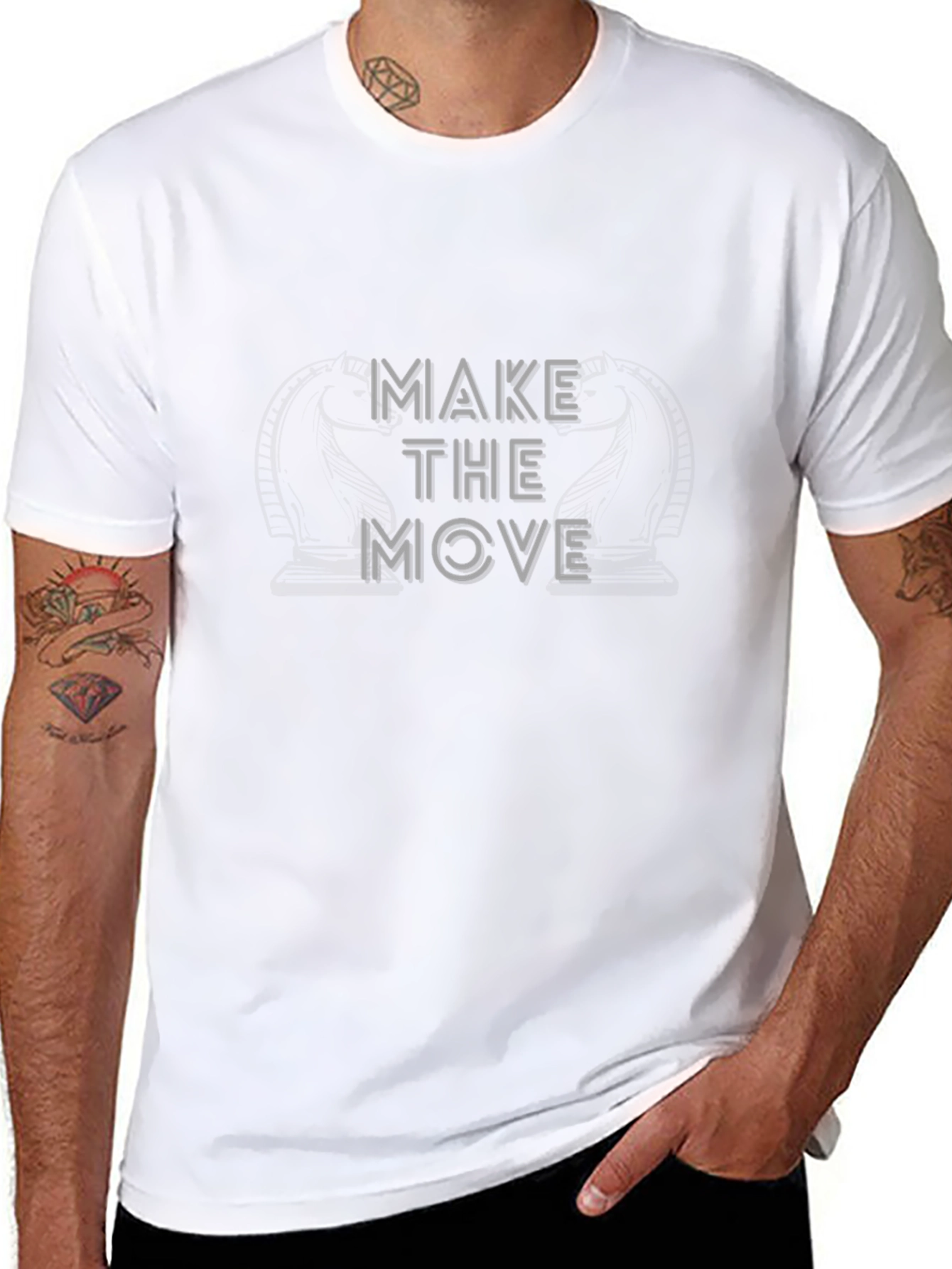 Make the Move Graphic Black T-Shirt