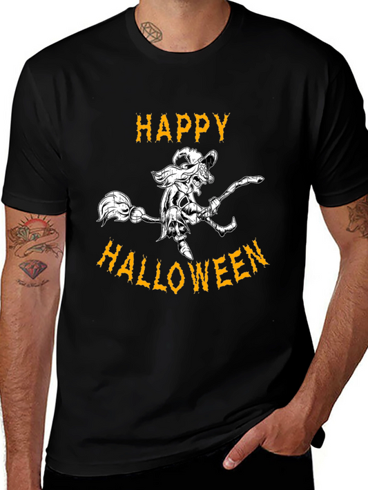 Happy Halloween Witch Graphic Tee