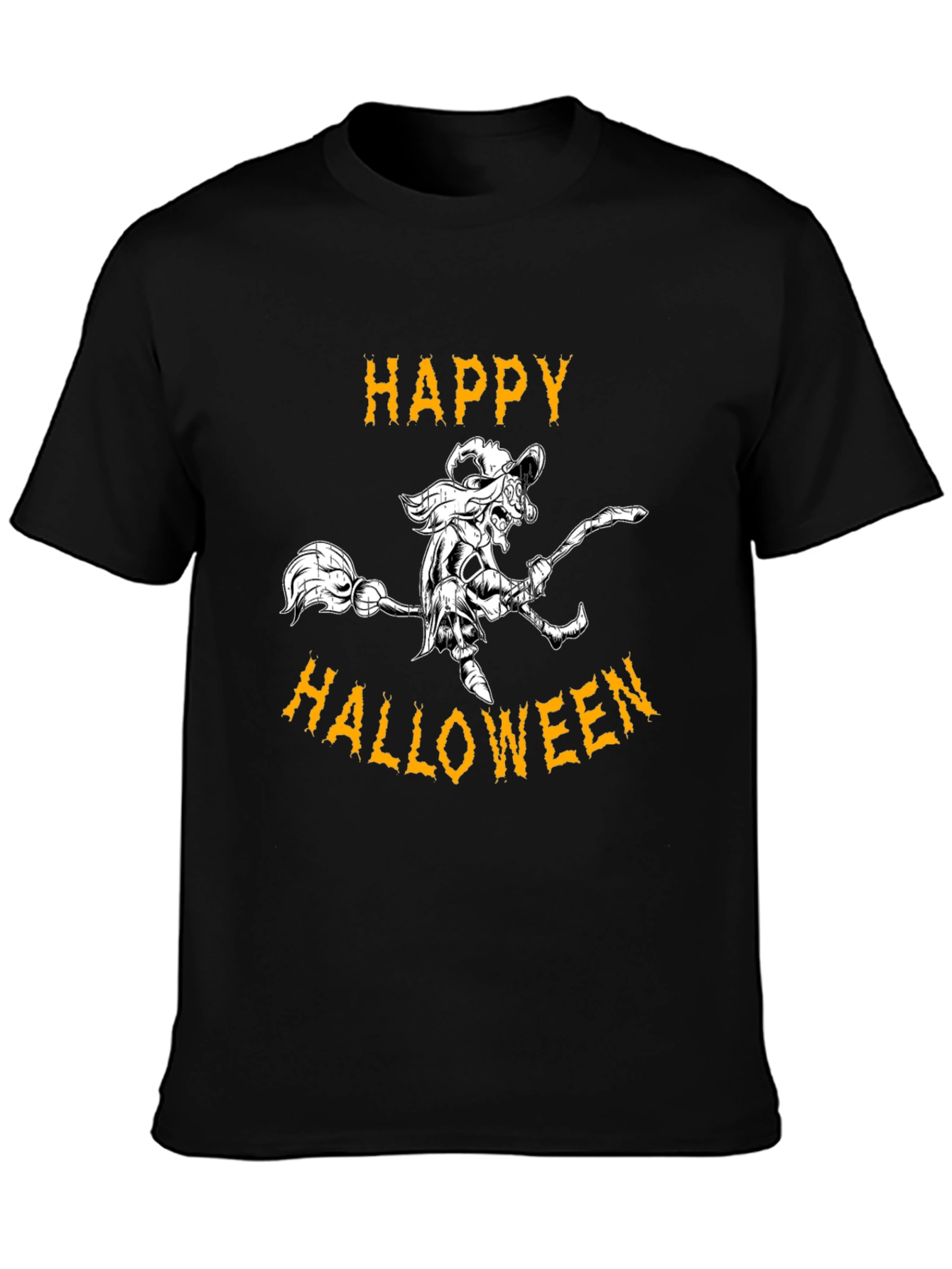 Happy Halloween Witch Graphic Tee