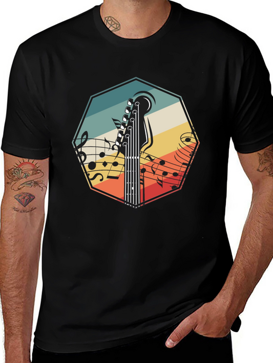 Retro Guitar Music T-Shirt