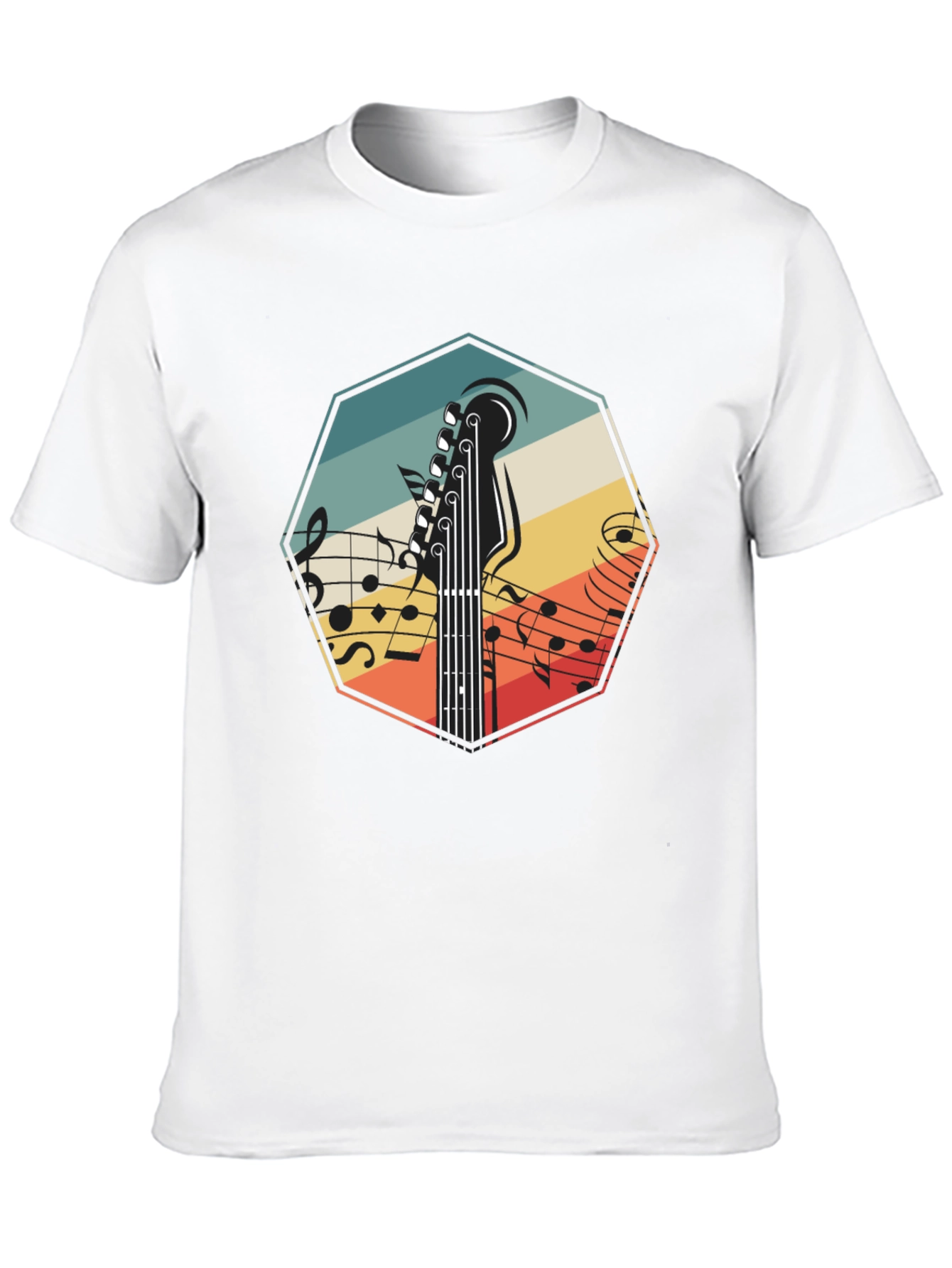 Retro Guitar Music T-Shirt