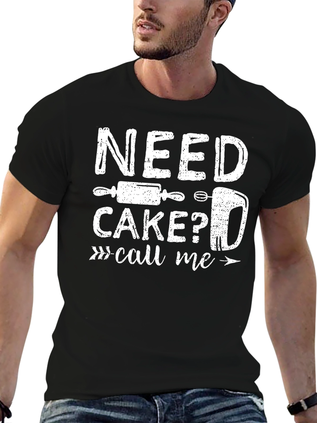 Need Cake? Call Me T-Shirt - Baker Gift