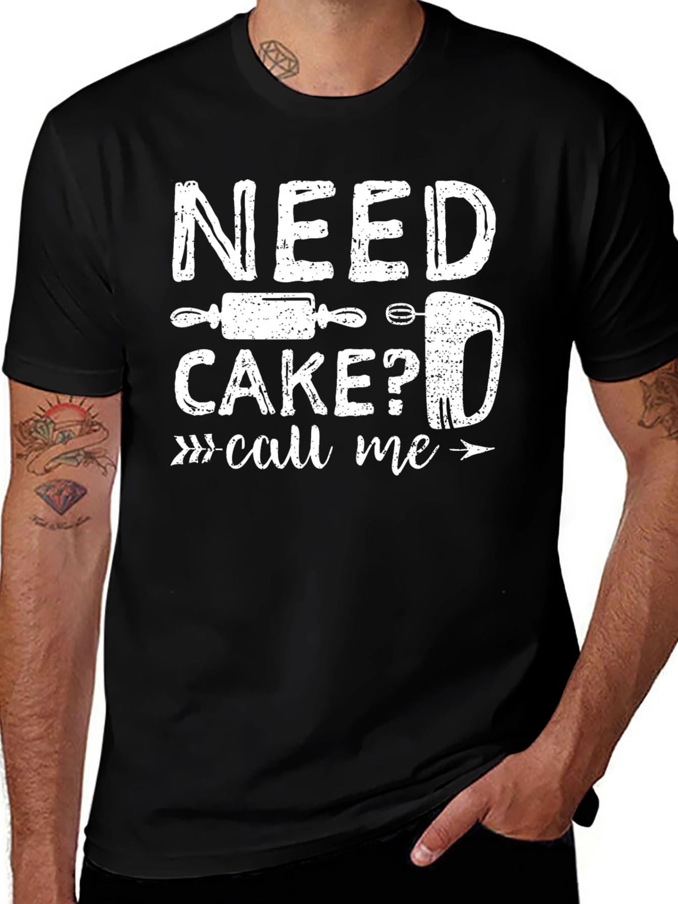 Need Cake? Call Me T-Shirt - Baker Gift
