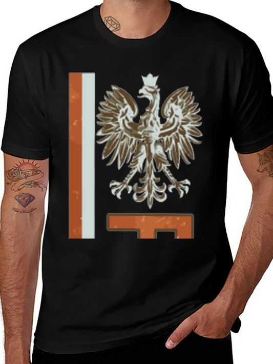 Polish Eagle Crest Graphic T-Shirt