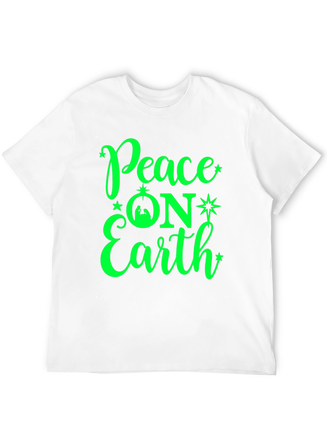 Peace on Earth Graphic Tee - Christmas Holiday