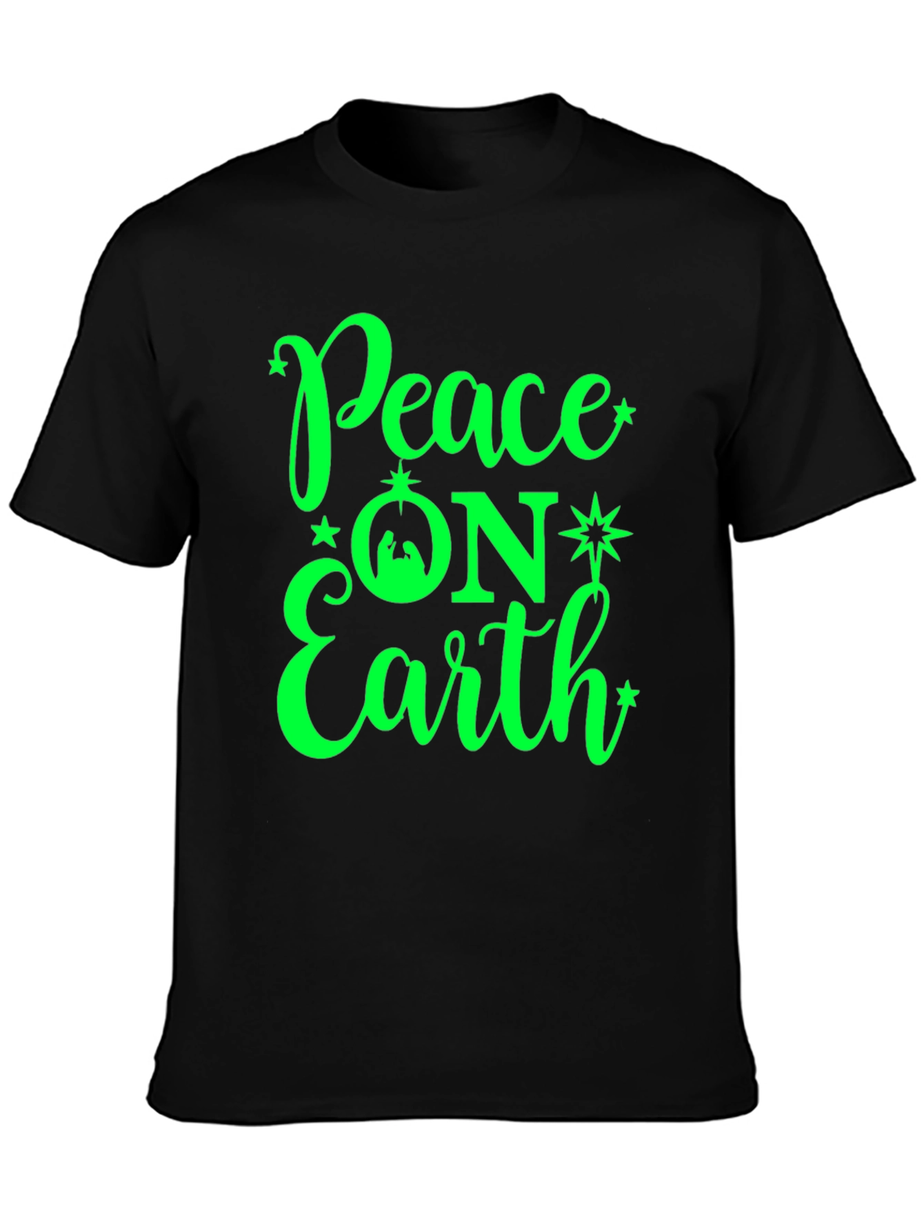 Peace on Earth Graphic Tee - Christmas Holiday