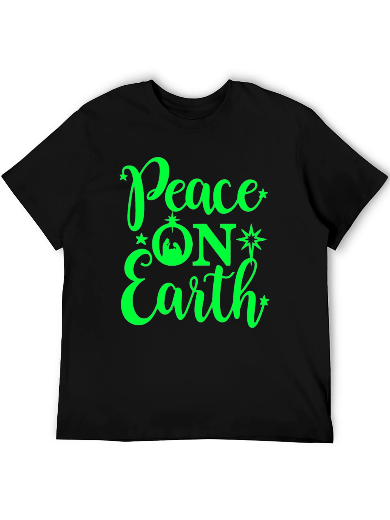 Peace on Earth Graphic Tee - Christmas Holiday