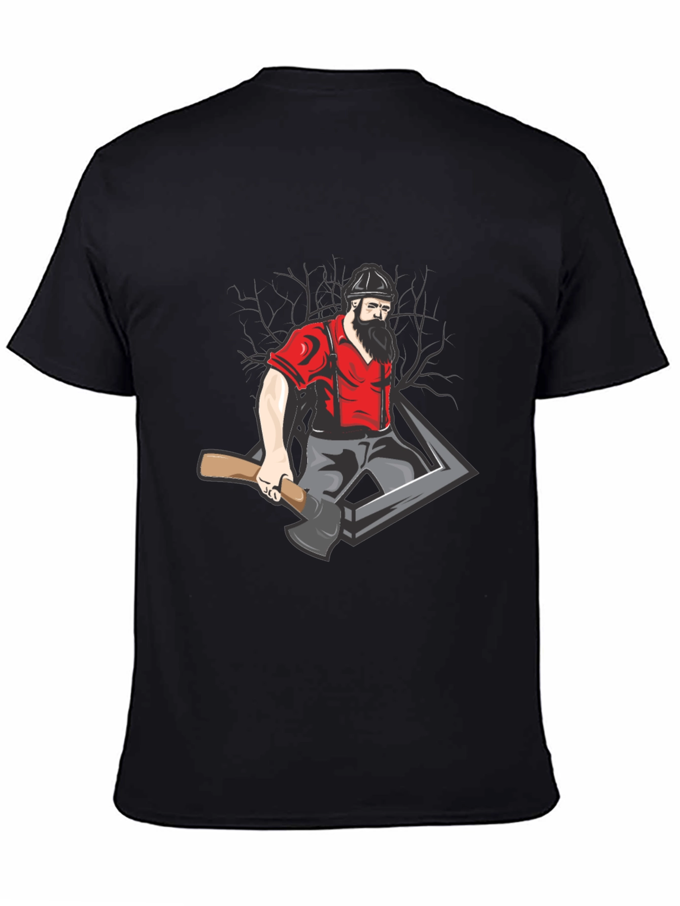 Lumberjack Graphic Tee - Black