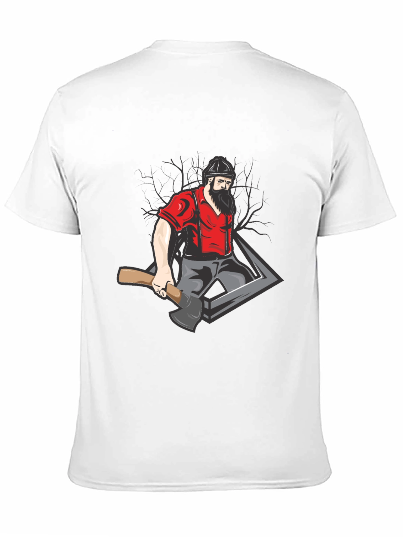 Lumberjack Graphic Tee - Black