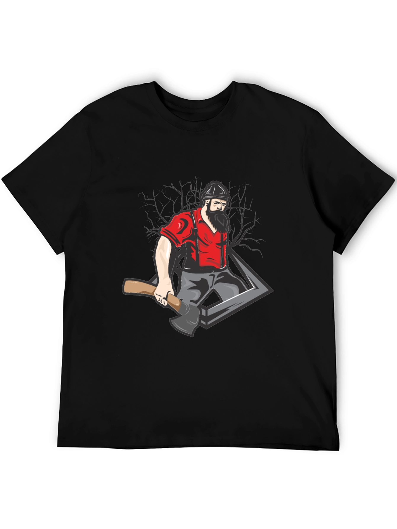 Lumberjack Graphic Tee - Black
