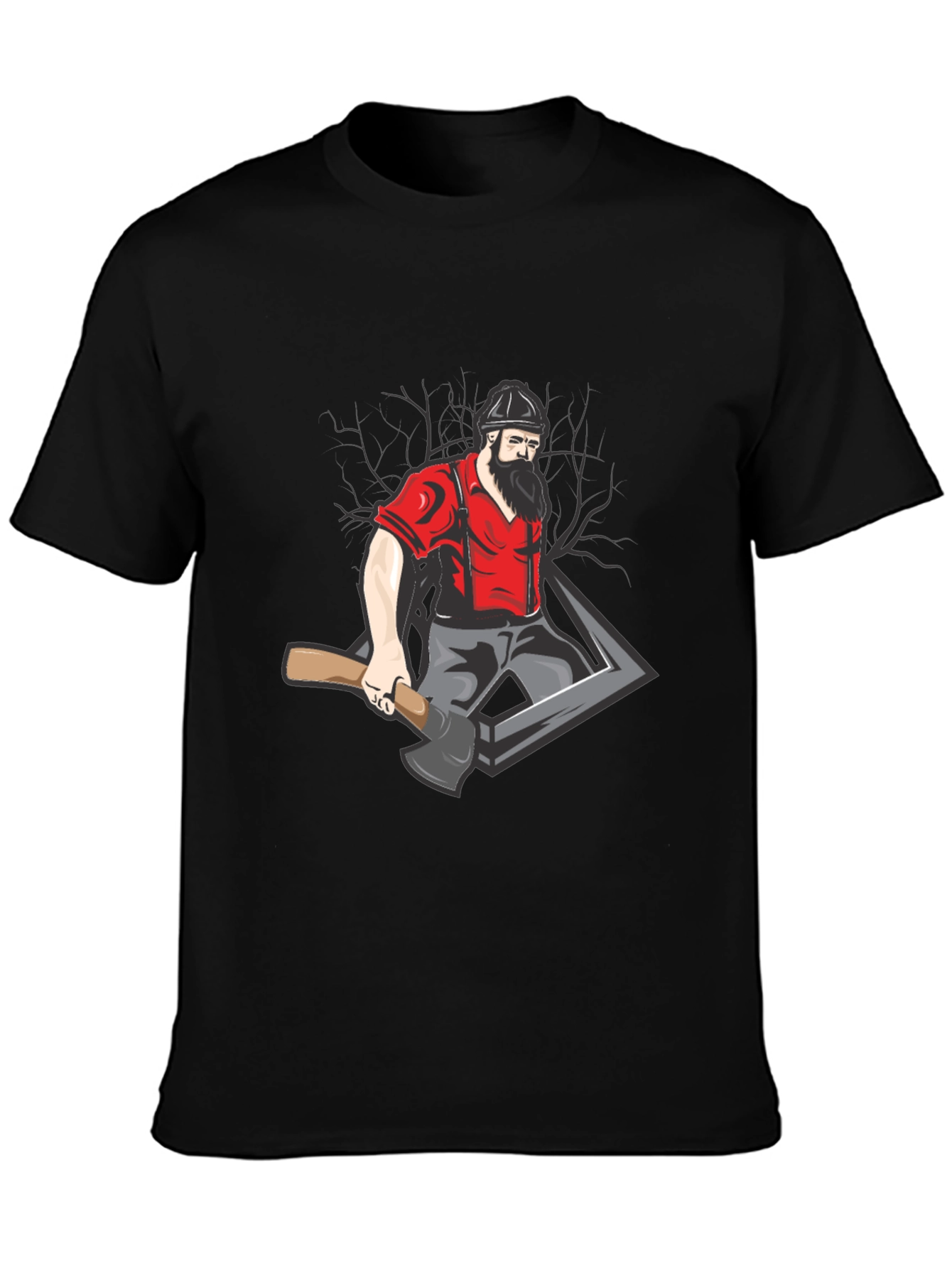 Lumberjack Graphic Tee - Black