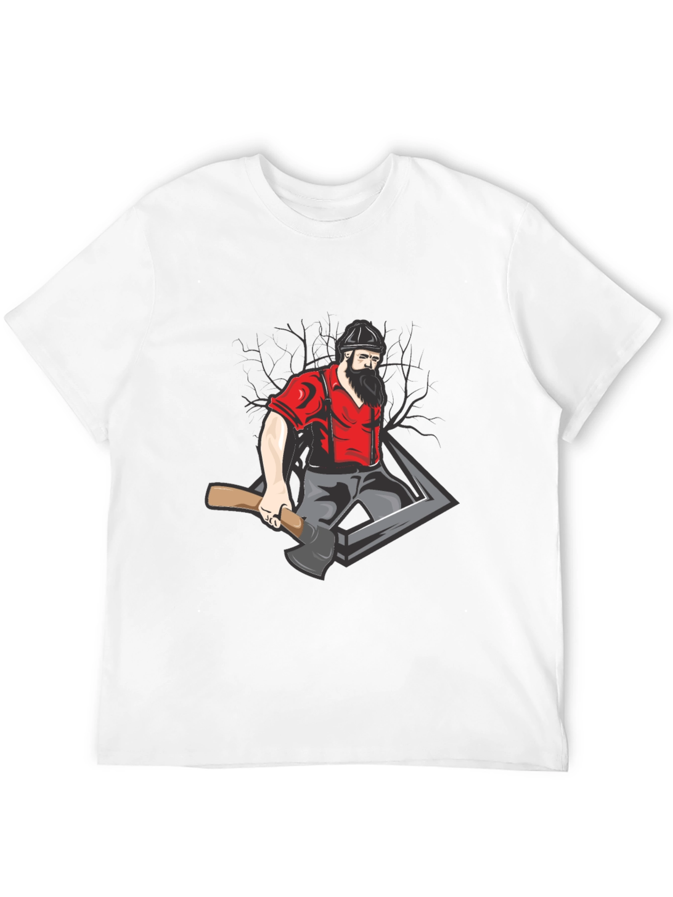 Lumberjack Graphic Tee - Black