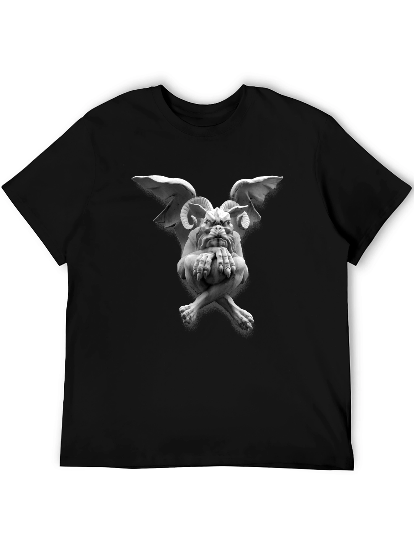 Gargoyle Graphic T-Shirt - Dark Humor Tee
