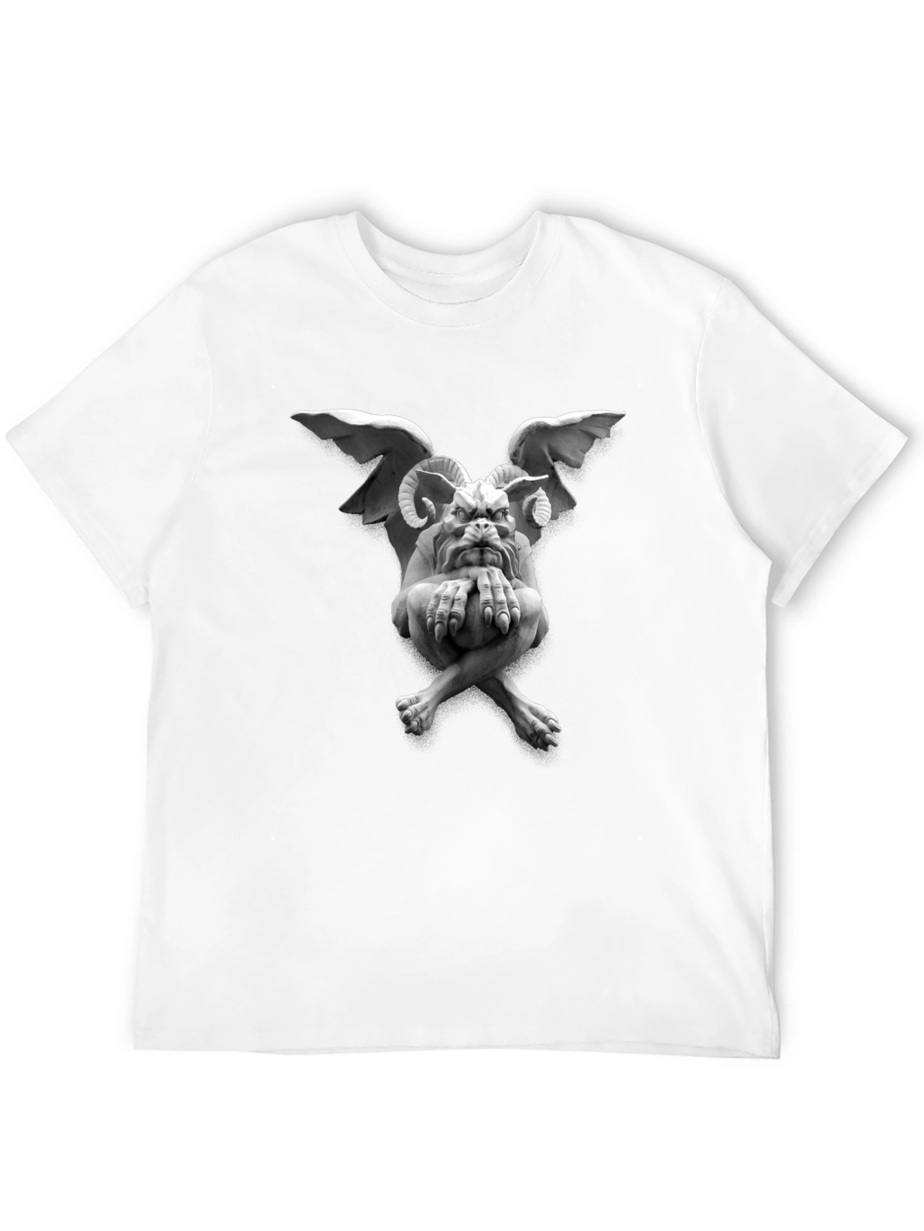 Gargoyle Graphic T-Shirt - Dark Humor Tee