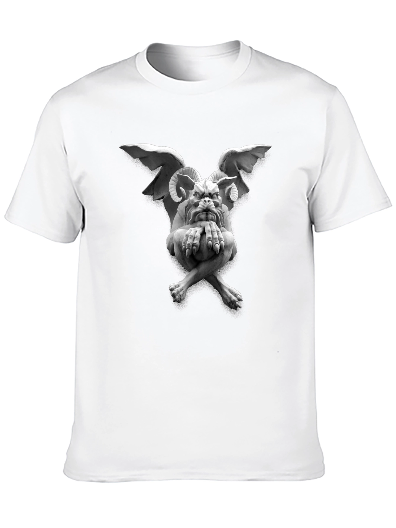 Gargoyle Graphic T-Shirt - Dark Humor Tee