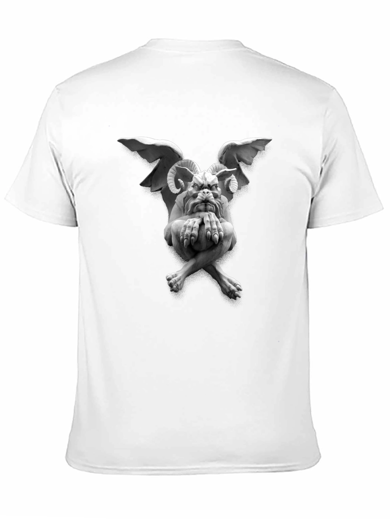 Gargoyle Graphic T-Shirt - Dark Humor Tee